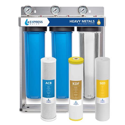 whole house filter metal canister|replacement whole house water filters.